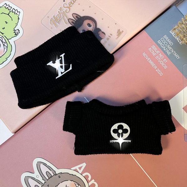 Louis Vuitton x Labubu Exclusive Furry Hoodie & Beanie Set - A Fashionable Luxury Collaboration - Image 2