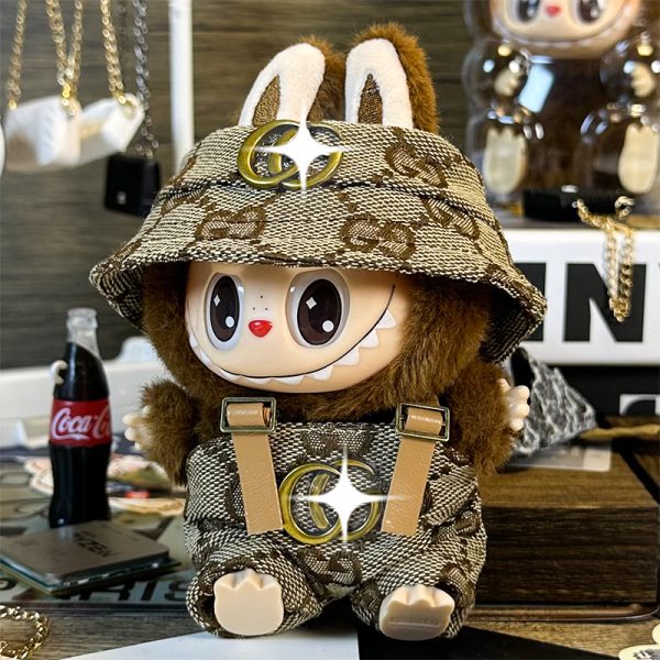 Labubu × Gucci Limited Edition Luxury Art Toy - GG Monogram & Street Aesthetic - Image 3