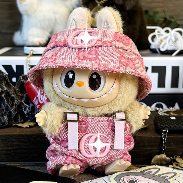 Labubu × Gucci Limited Edition Luxury Art Toy - GG Monogram & Street Aesthetic - Image 2