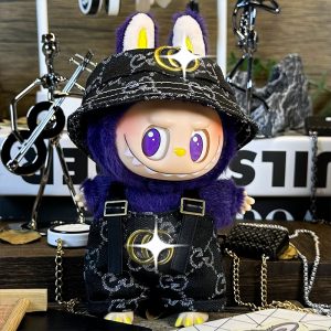 Labubu × Gucci Limited Edition Luxury Art Toy - GG Monogram & Street Aesthetic