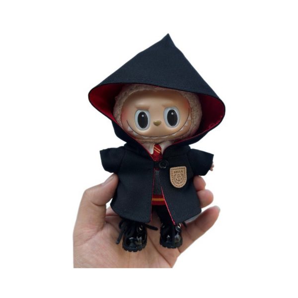 Labubu rag doll clothes, rubber pendant doll clothes, cloak magic set - Image 4