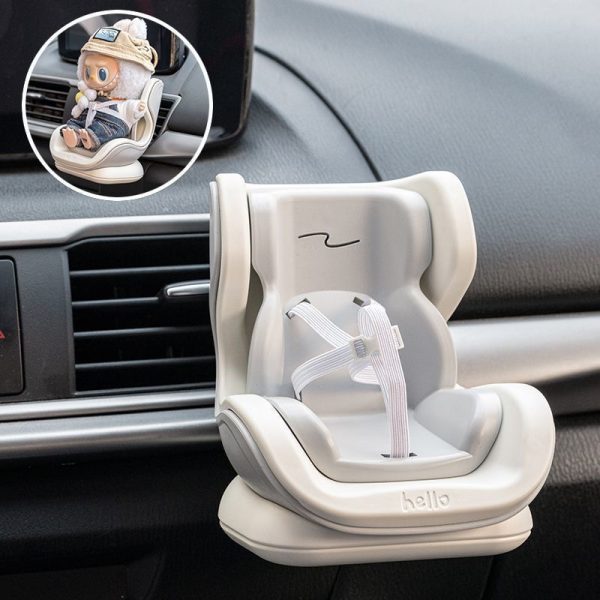 Labubu Adaptive car seat model ornaments toys DIY creative gifts - Image 2