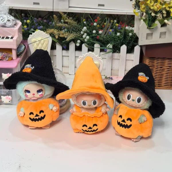 Labubu Halloween Set: Hand-crocheted first, second, and third generation Labubu accessories - Image 6