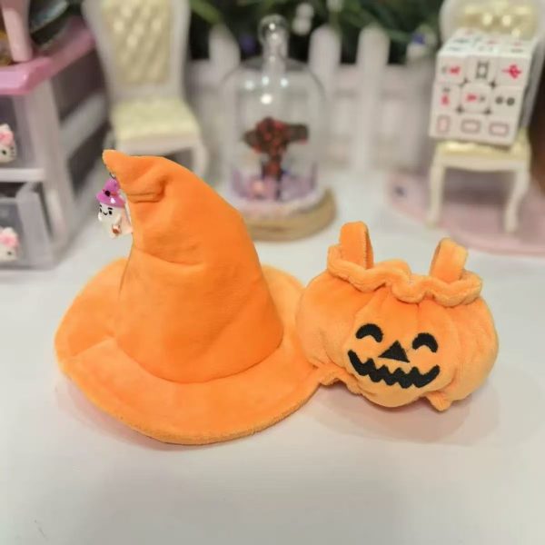 Labubu Halloween Set: Hand-crocheted first, second, and third generation Labubu accessories - Image 3