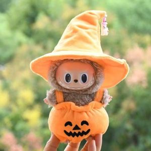 Labubu Halloween Set: Hand-crocheted first, second, and third generation Labubu accessories