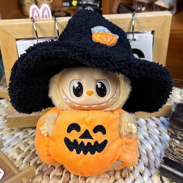 New product: Labubu Halloween Set: Hand-crocheted first, second, and third generation Labubu accessories